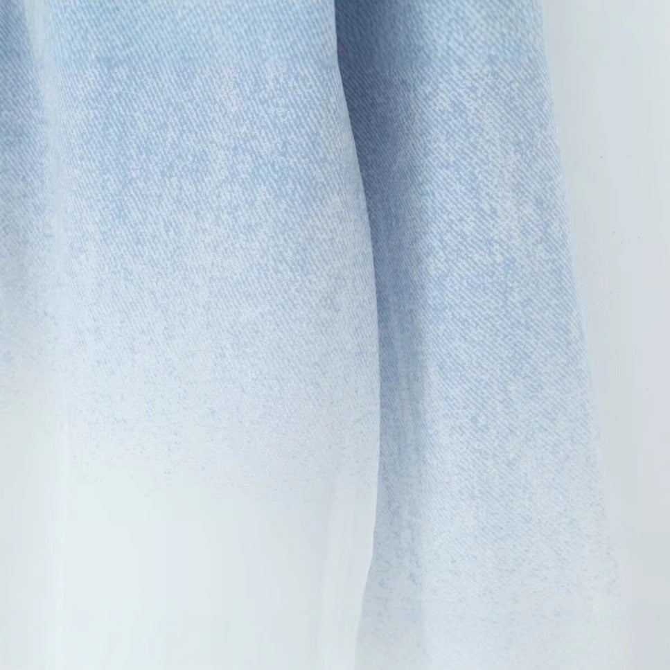 Damen Bluse Leichter Farbverlauf Norvielle