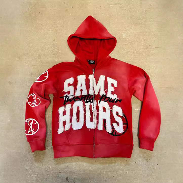 Damen Kapuzenpullover Bequem Auffälliger Schriftzug Norvielle