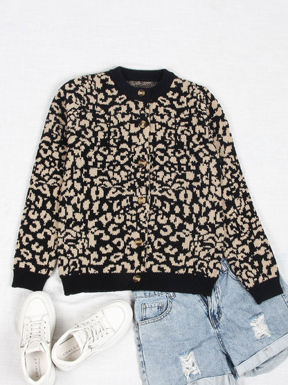 Damen Pullover Tierprint Norvielle