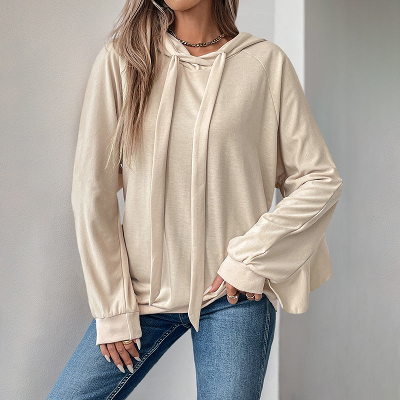 Damen Kapuzenpullover Lässig Elegant Norvielle