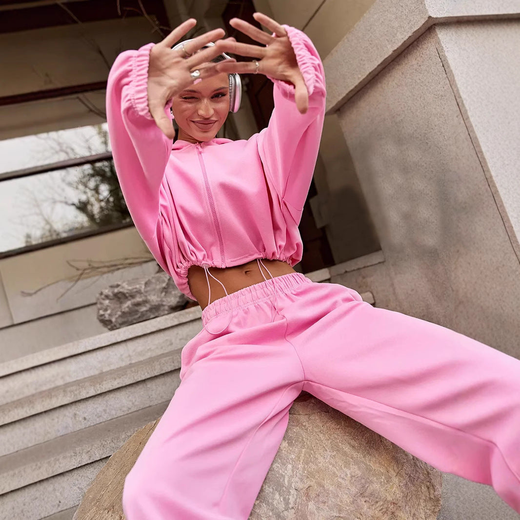 Damen Jogginganzug mit Kapuze Bequem Norvielle - Norvielle
