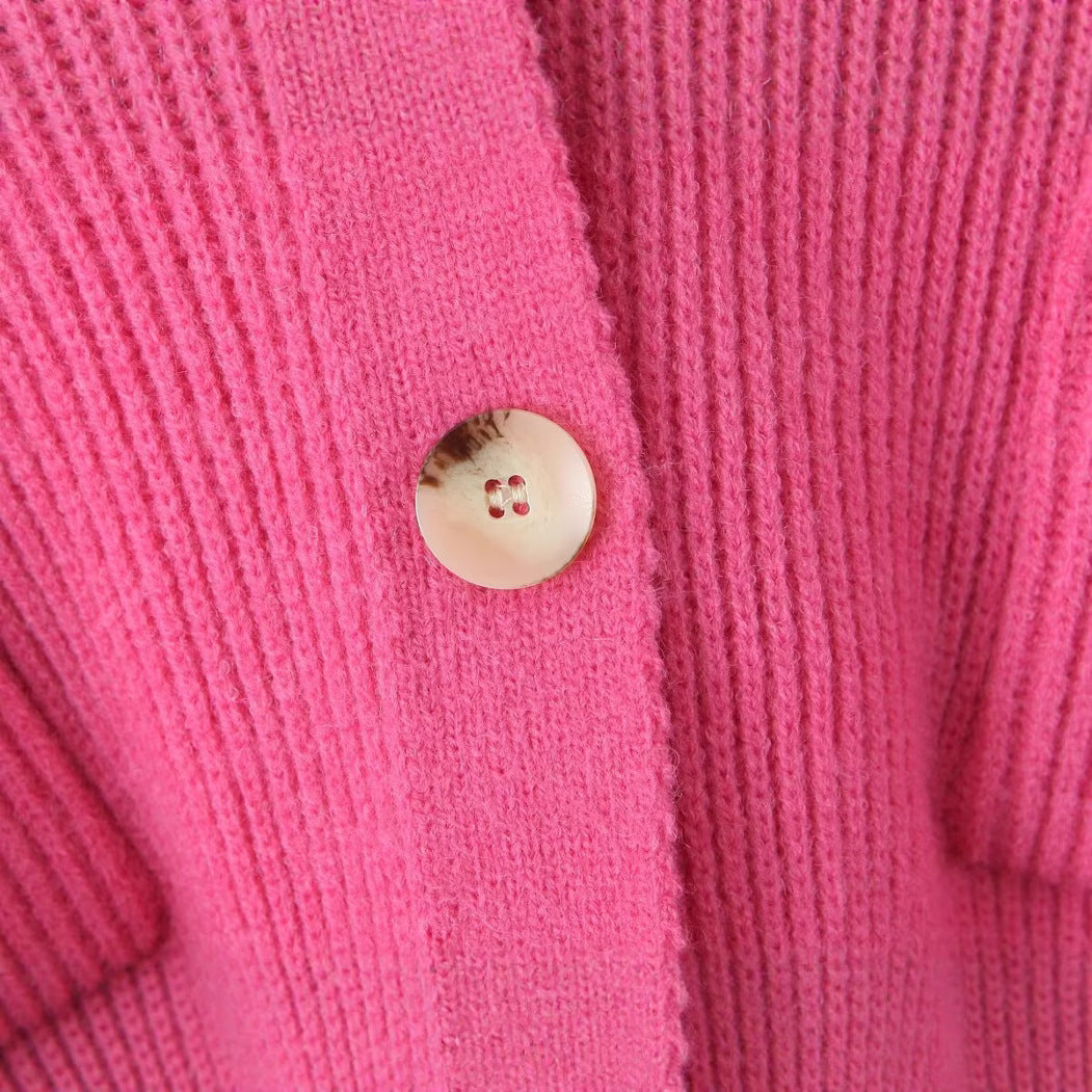 Damen Strickjacke Kuschelig Mit Kapuze Norvielle