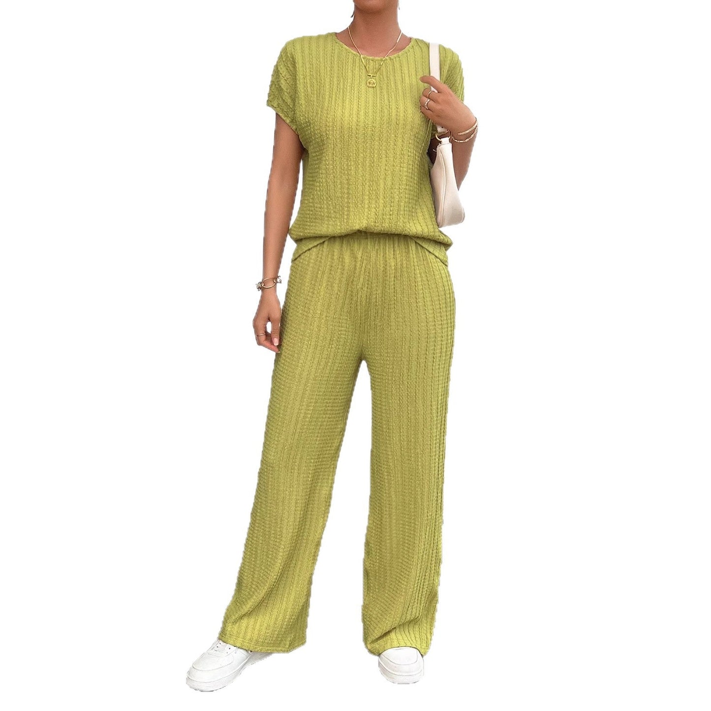 Damen Lounge-Set Stretch Norvielle Elegant Beige