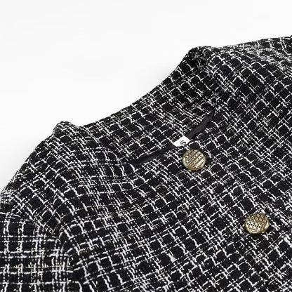 Damen Bouclé-Jacke mit Knöpfen Norvielle