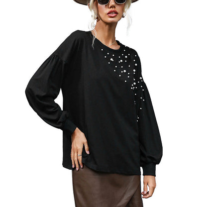 Damen Pullover mit Paillettenverzierung Elegantes Design