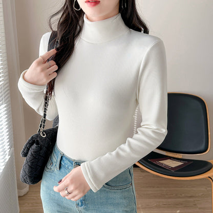 Damen Rollkragenpullover Langarm Norvielle