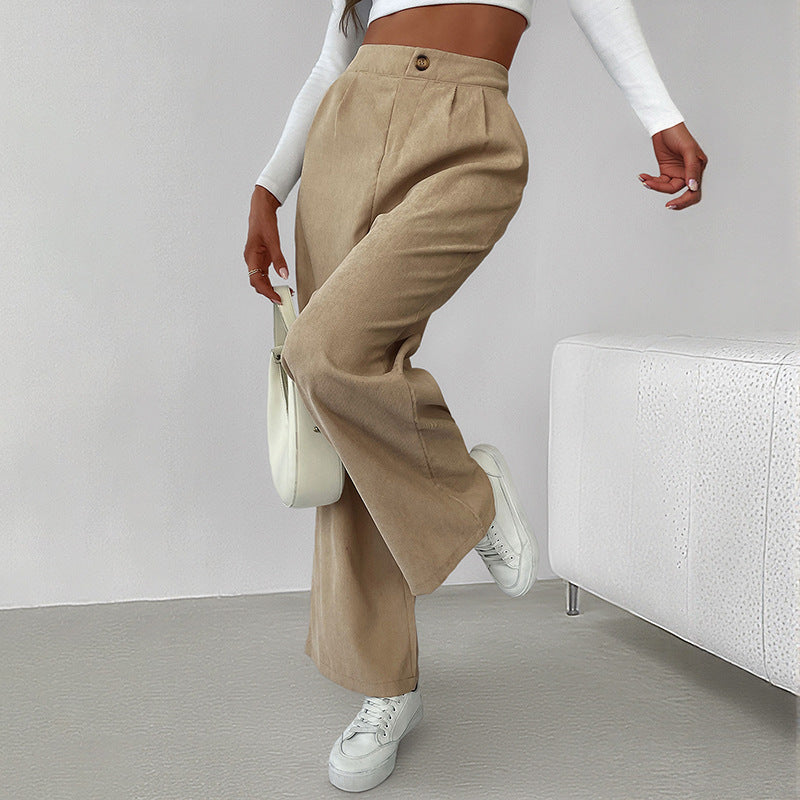 Damen Langarmshirt Cropped und Culotte-Hose Weite Bein Norvielle