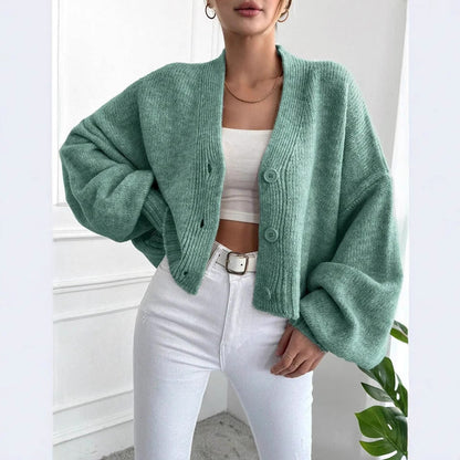 Damen Oversized Strickjacke