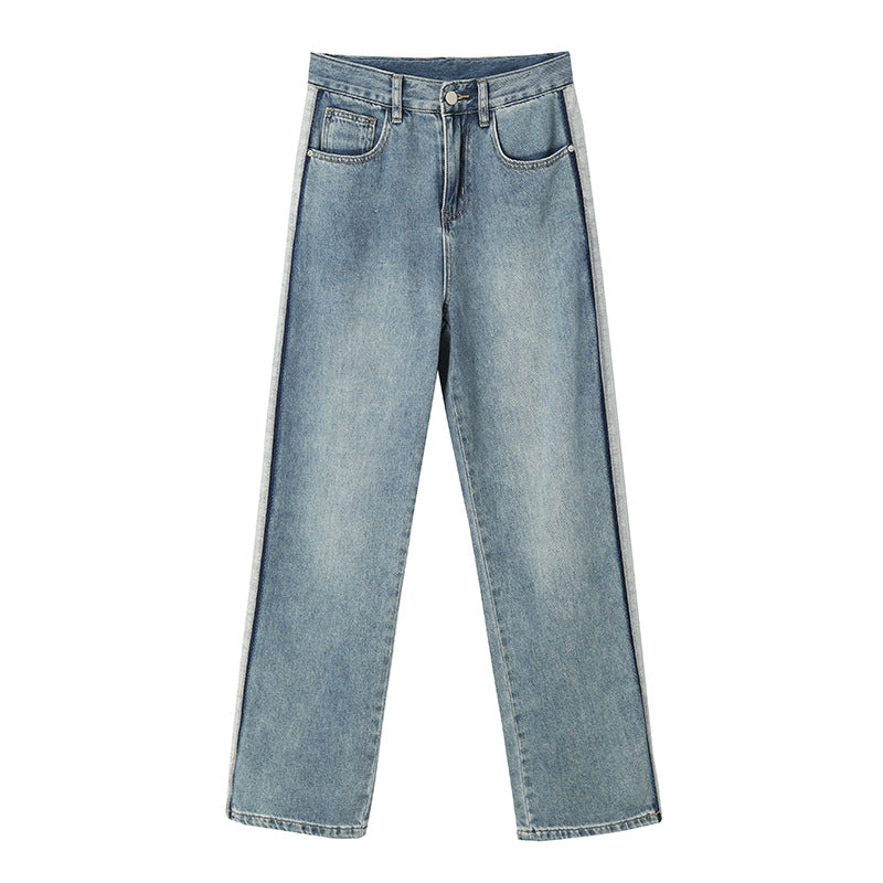 Damen High-Waist Jeans Lässiger Schnitt Norvielle Denim