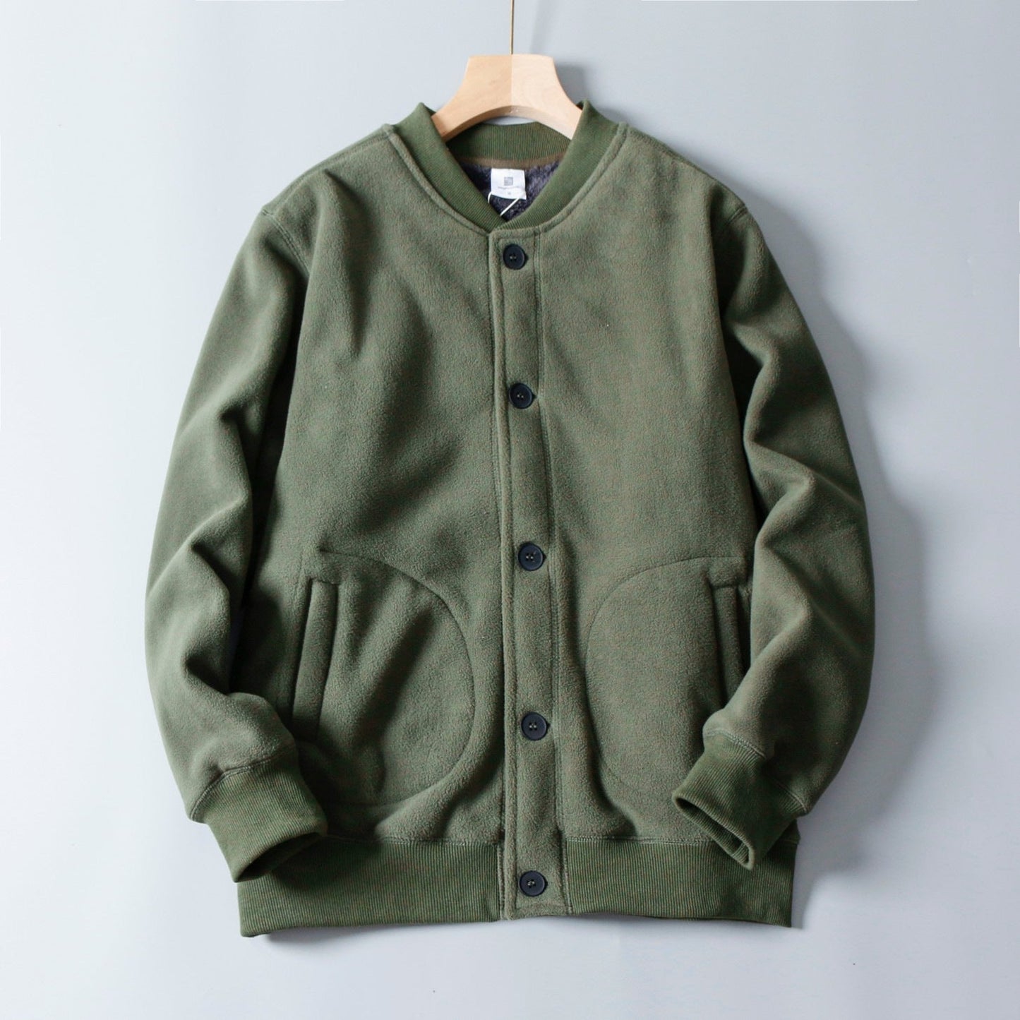 Damen Fleecejacke Bequem Mit Taschen Norvielle Grau