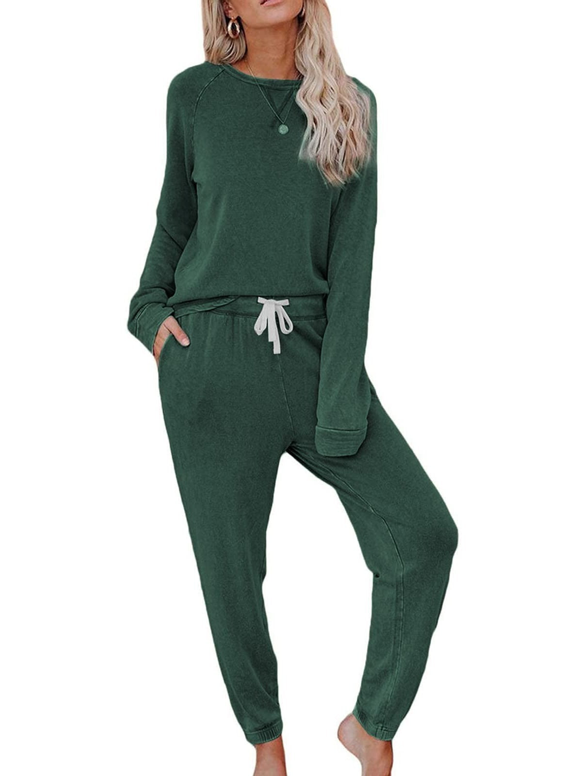 Damen Lounge-Set Oversized-Pullover und Hose Bequem Norvielle