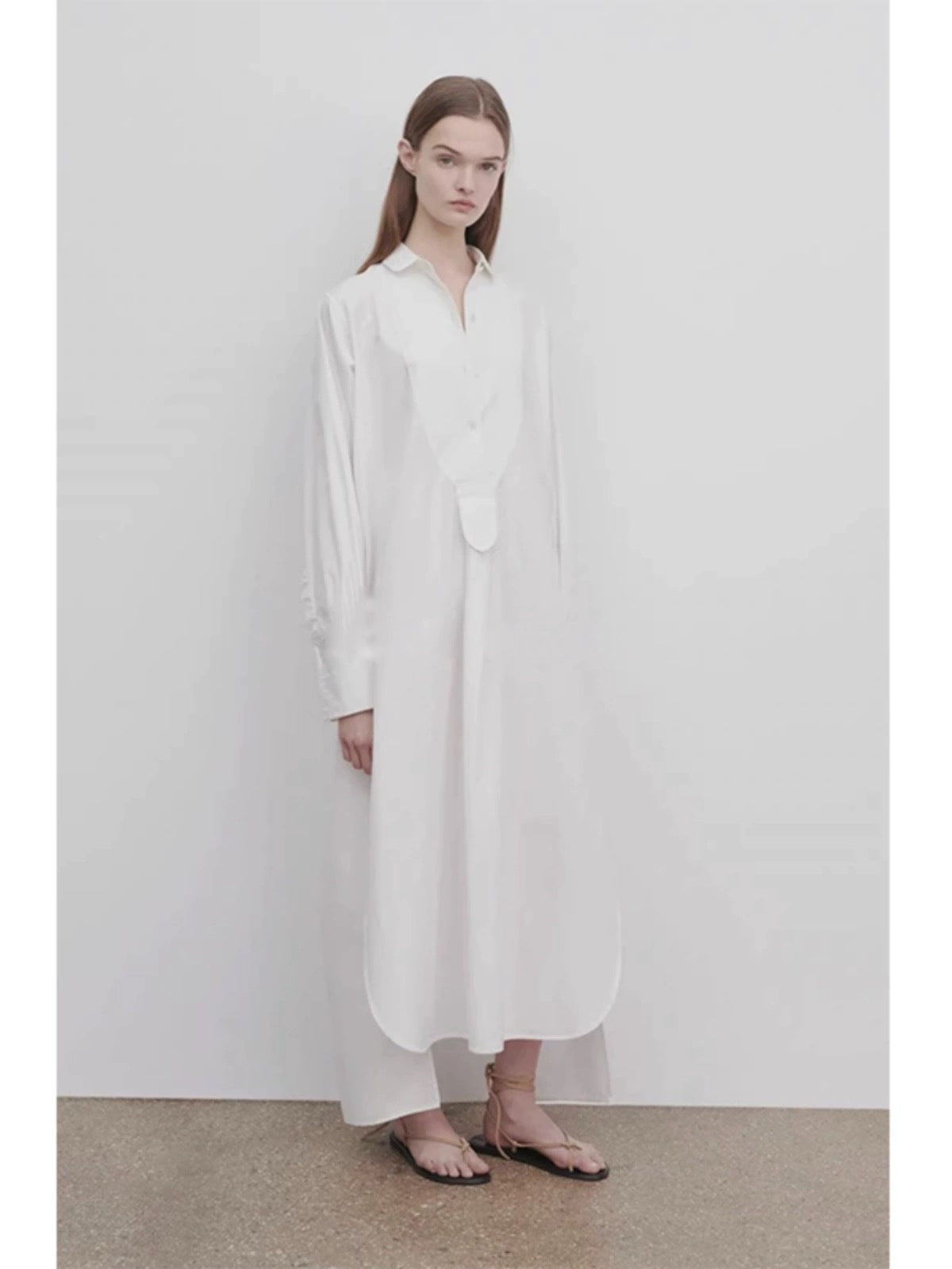 Damen Hemdkleid Elegantes Norvielle Baumwolle