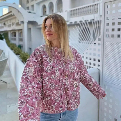 Damen Steppjacke Bedruckt Norvielle