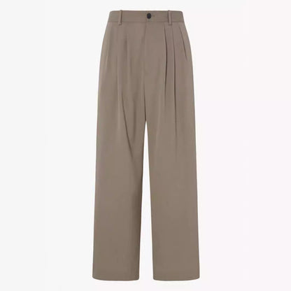 Damen Weite Stoffhose Elegantes Design