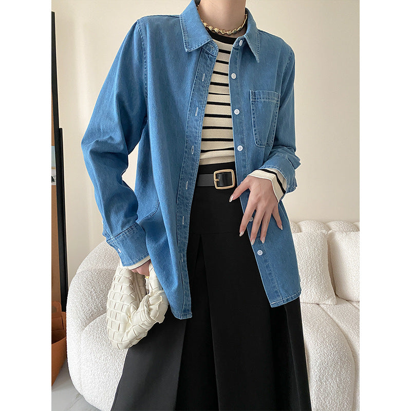Damen Langarmshirt Streifenmuster Norvielle