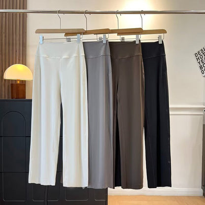 Damen Relaxhose Hochbund Weite Bein Norvielle - Norvielle