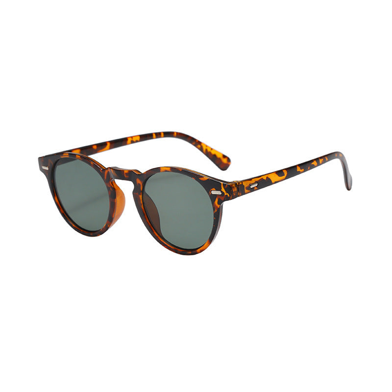 Herren Runde Sonnenbrille Polarisiert UV-Schutz