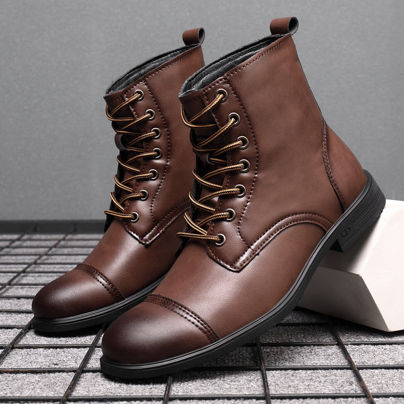 Herren Stiefel Schnürfront Durchgehende Schafthöhe - Norvielle