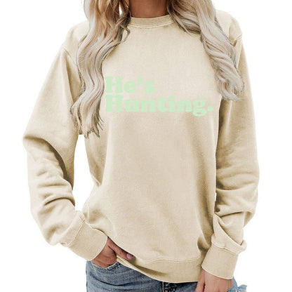 Damen Sweatshirt Lässiger Schnitt Moderner Schriftzug Norvielle