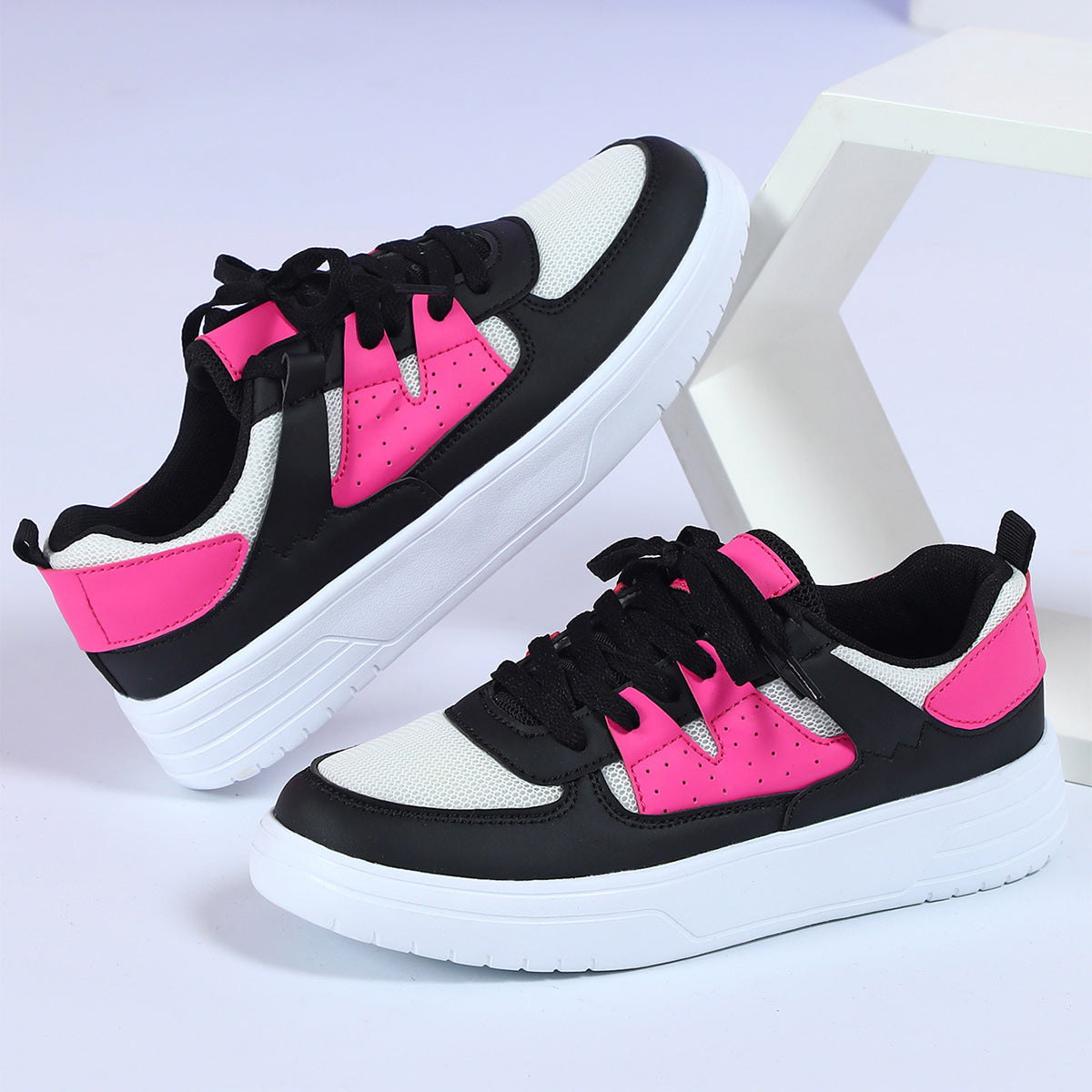 Norvielle Damen Sneaker Stylisch Bequem