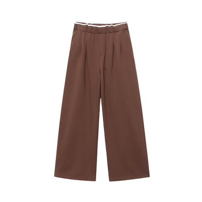 Damen Hochbundhose Elastisch Breiter Schnitt Norvielle