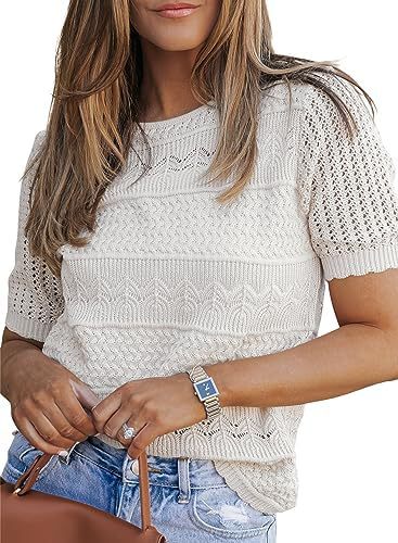 Damen Strickoberteil Strukturdesign Norvielle