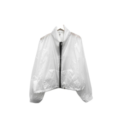 Damen Windjacke Transparent Reißverschluss Norvielle