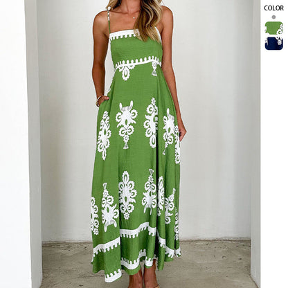 Damen Sommerkleid Elegante Stickerei Norvielle - Norvielle