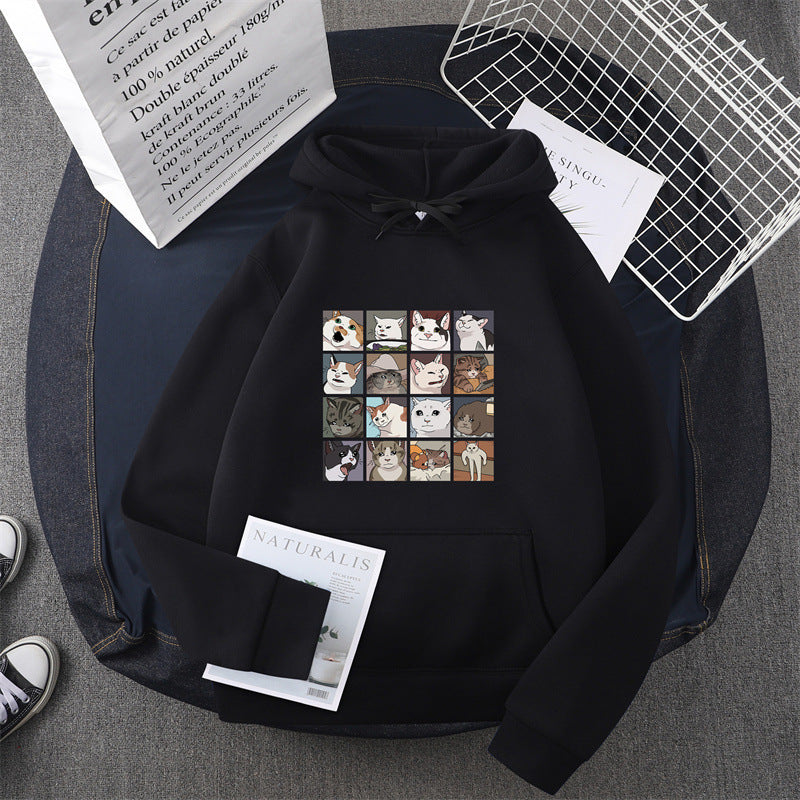 Damen Sweatshirt Tier-Motiv Norvielle