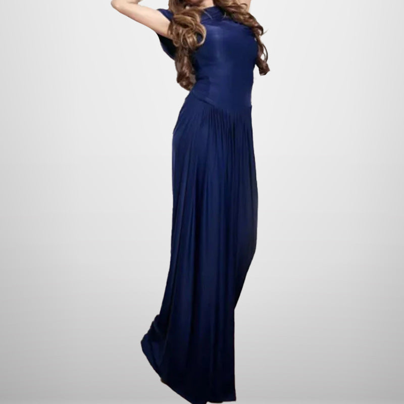 Damen Wickelmaxikleid Elegantes Design mit Raffi-Drapierung Norvielle