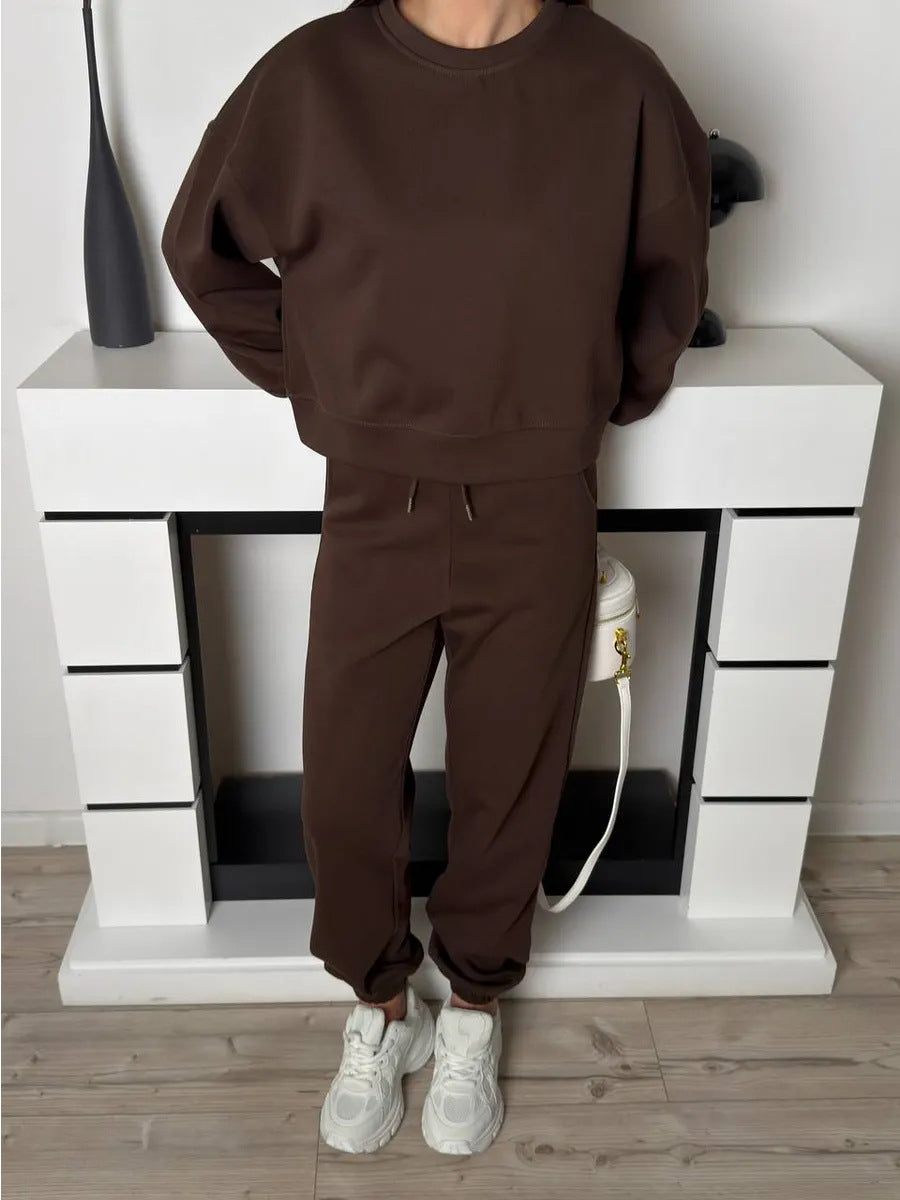 Damen Sweatanzug Komfort Norvielle Hoch Bündchen