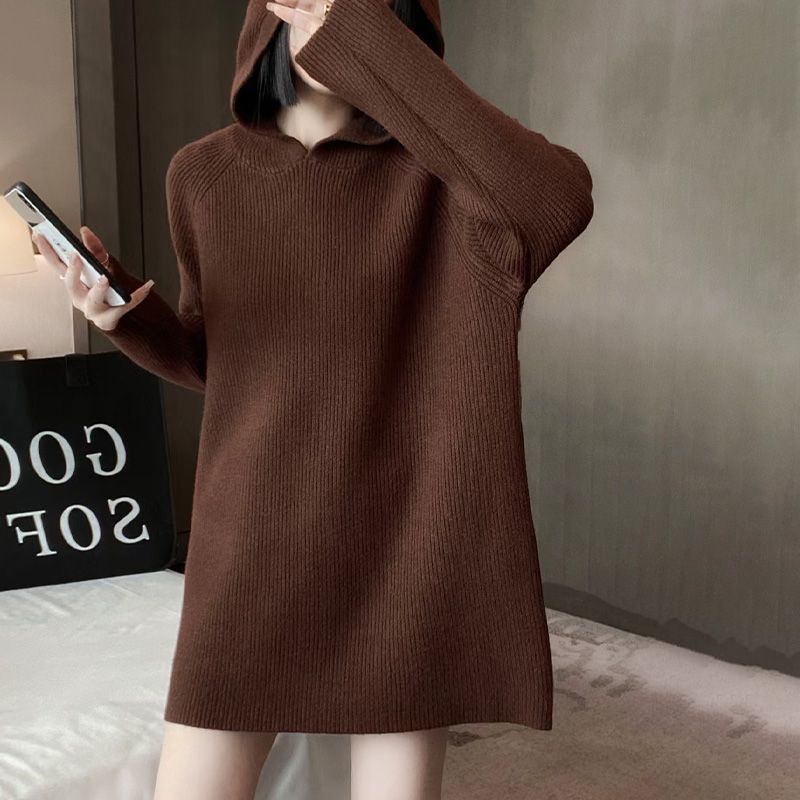 Damen Pulloverkleid Weiches Strick Norvielle