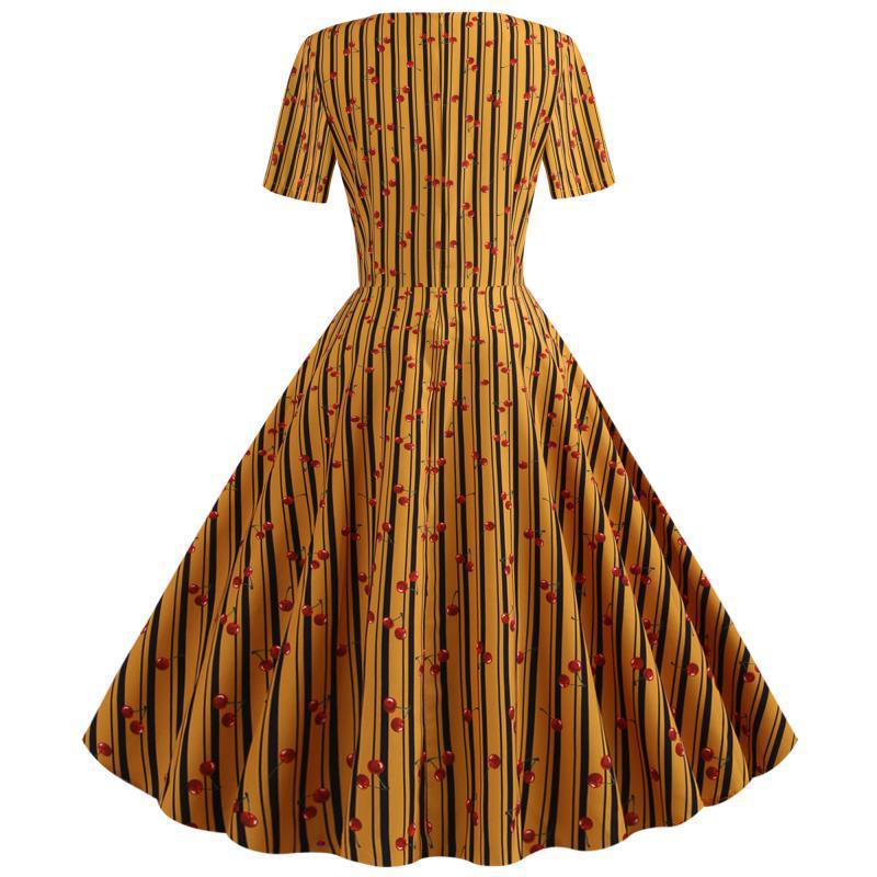Damen Wickelkleid Florales Muster Asymmetrischer Saum