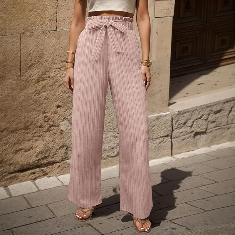 Damen Plisseehose Elastischer Bund Norvielle