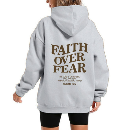 Damen Kapuzensweater Bequem Motivierender Schriftzug Norvielle