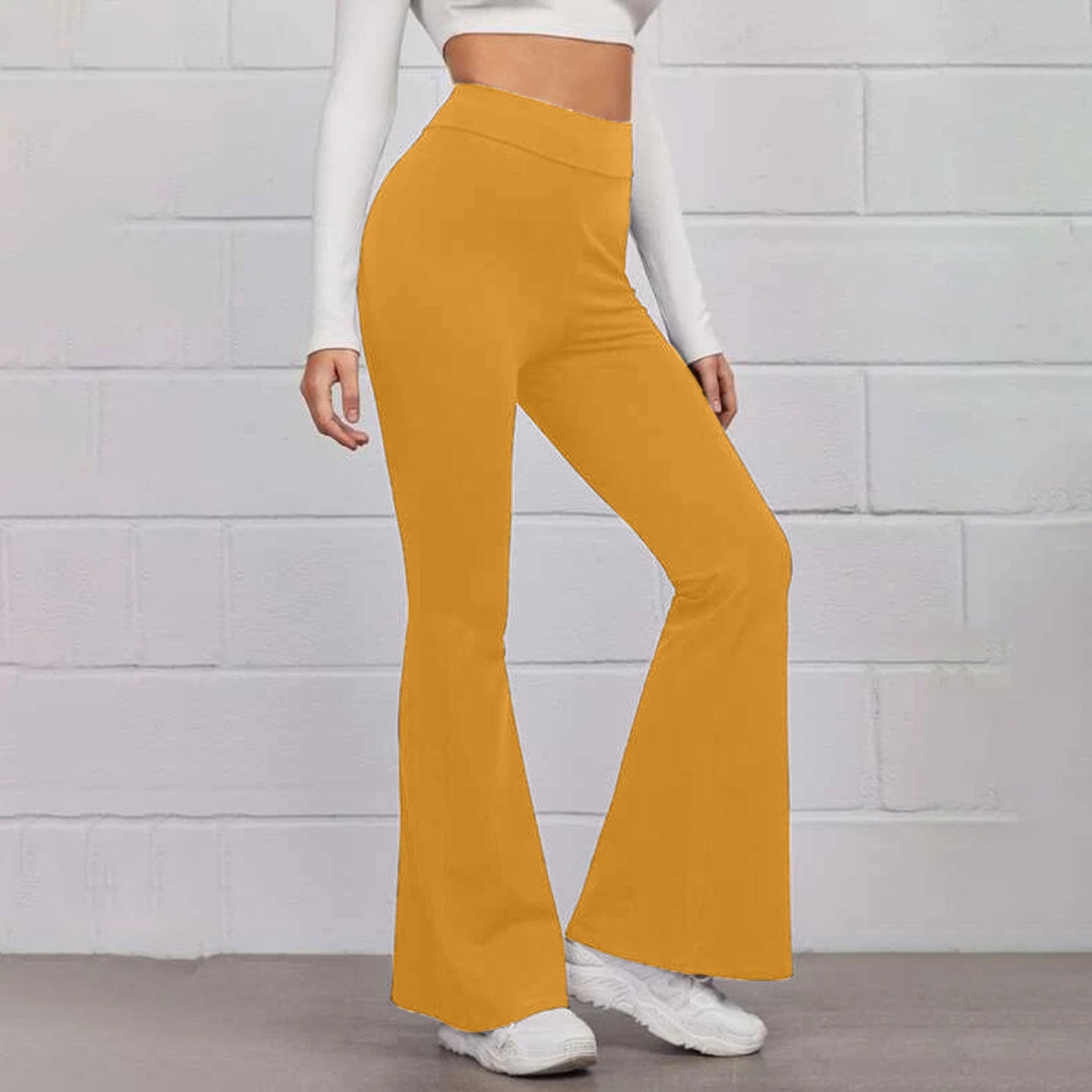 Damen Flared-Hosen Norvielle Hochsitze