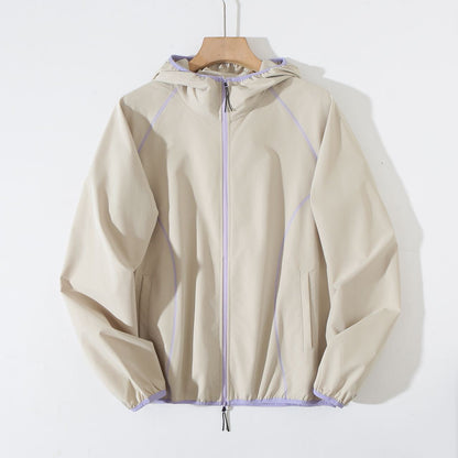 Damen Leichtwindjacke Kapuzenjacke Norvielle