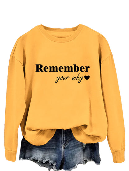 Damen Sweatshirt Lässiger Schnitt Mit Motivierendem Aufdruck Norvielle