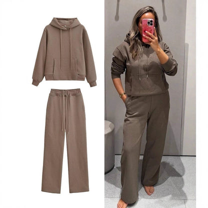 Damen Hoodie-Set mit Jogginghosen Bequem Norvielle - Norvielle