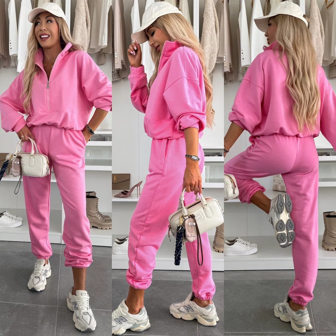 Damen Sweatset Hochkragen Norvielle