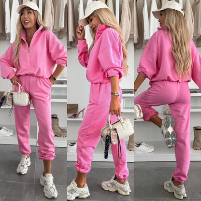 Damen Sweatset Hochkragen Norvielle