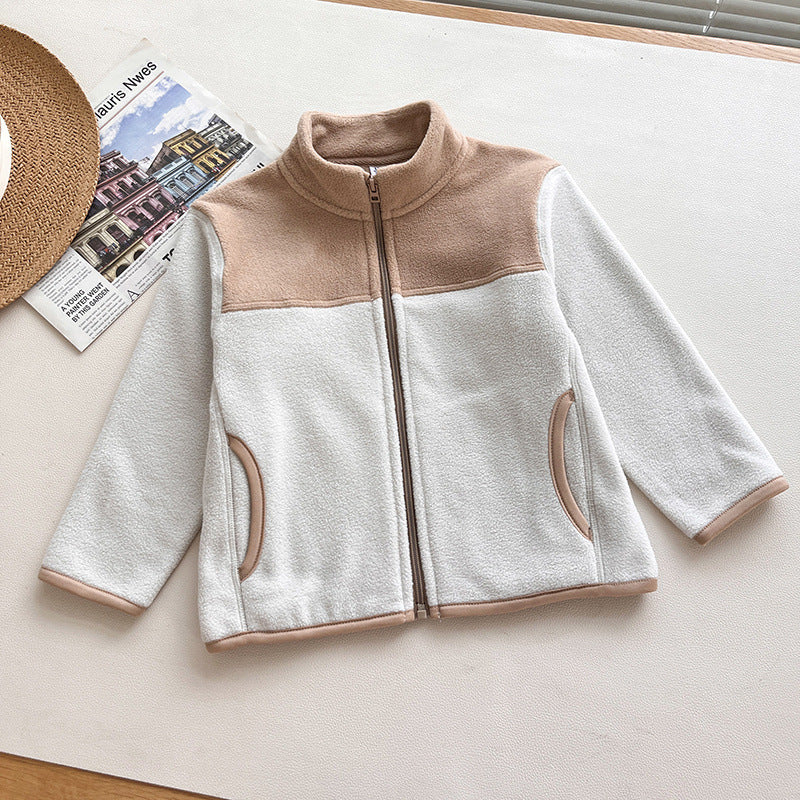 Damen Fleecejacke Hochschließend Reißverschlusstaschen Norvielle