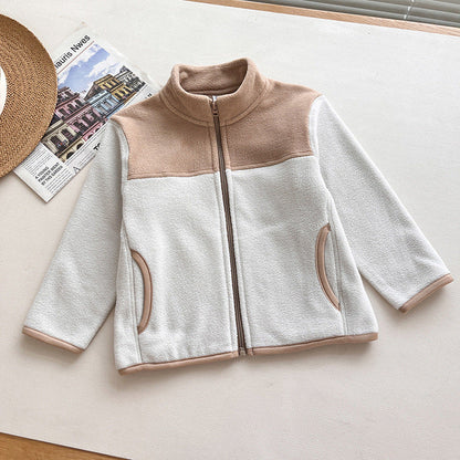 Damen Fleecejacke Hochschließend Reißverschlusstaschen Norvielle
