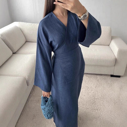 Damen Wickelkleid Stilvoll Norvielle