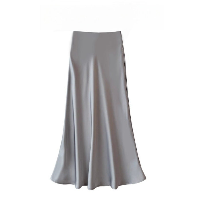 Damen Maxirock aus fließendem Material Weites Design