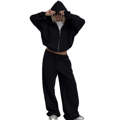 Damen Oversize Hoodie Jogginghose Set Bequem Norvielle