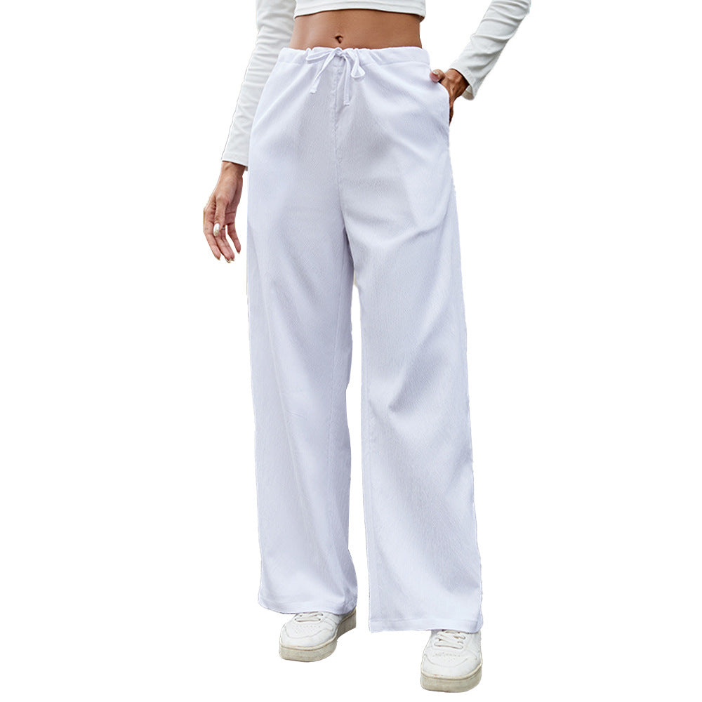 Damen Jogginghose Elastischer Bund Praktische Taschen