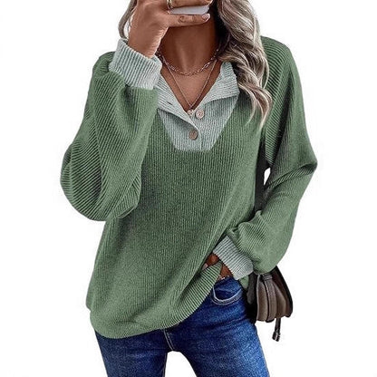 Damen Pullover Lässig Modischer Kragen Norvielle