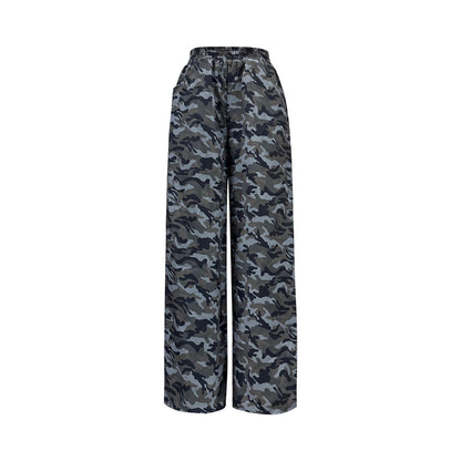 Damen Cargo-Hose Camouflage-Print Norvielle