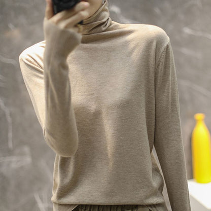 Damen Rollkragenpullover Hochwertig Norvielle